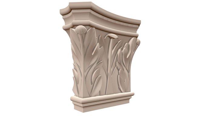 Acanthus Capital (Onshape Model) 3D Model