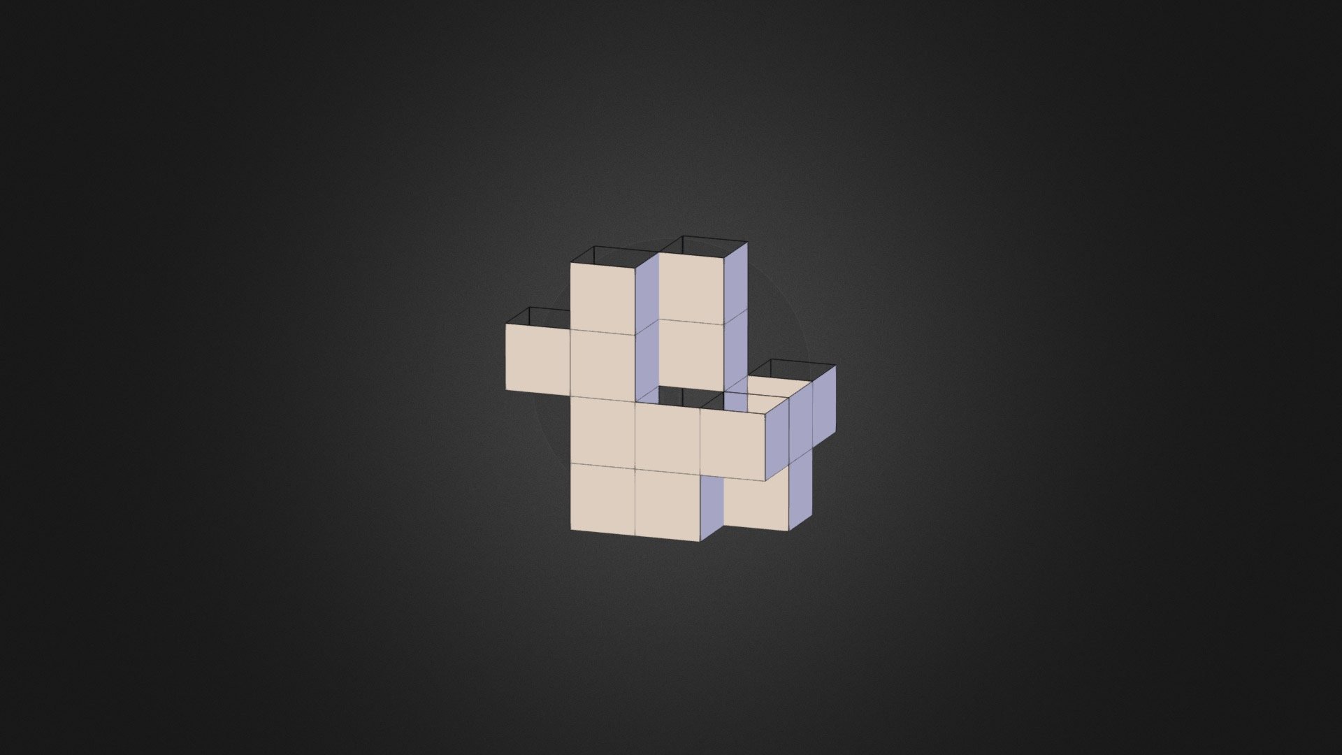 Floating Cube Qbank - Figure L