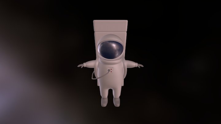 Space Man Hi Res 3D Model