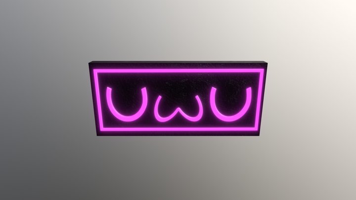 Neon sign 3D Model