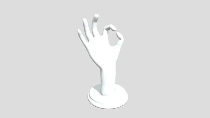 Jewerly Hand Holder Upload 3D Model