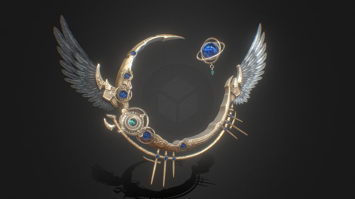 CRESENT MOON GLIDER 3D Model