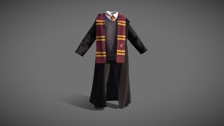 Harry Potter Uniform 3D Model