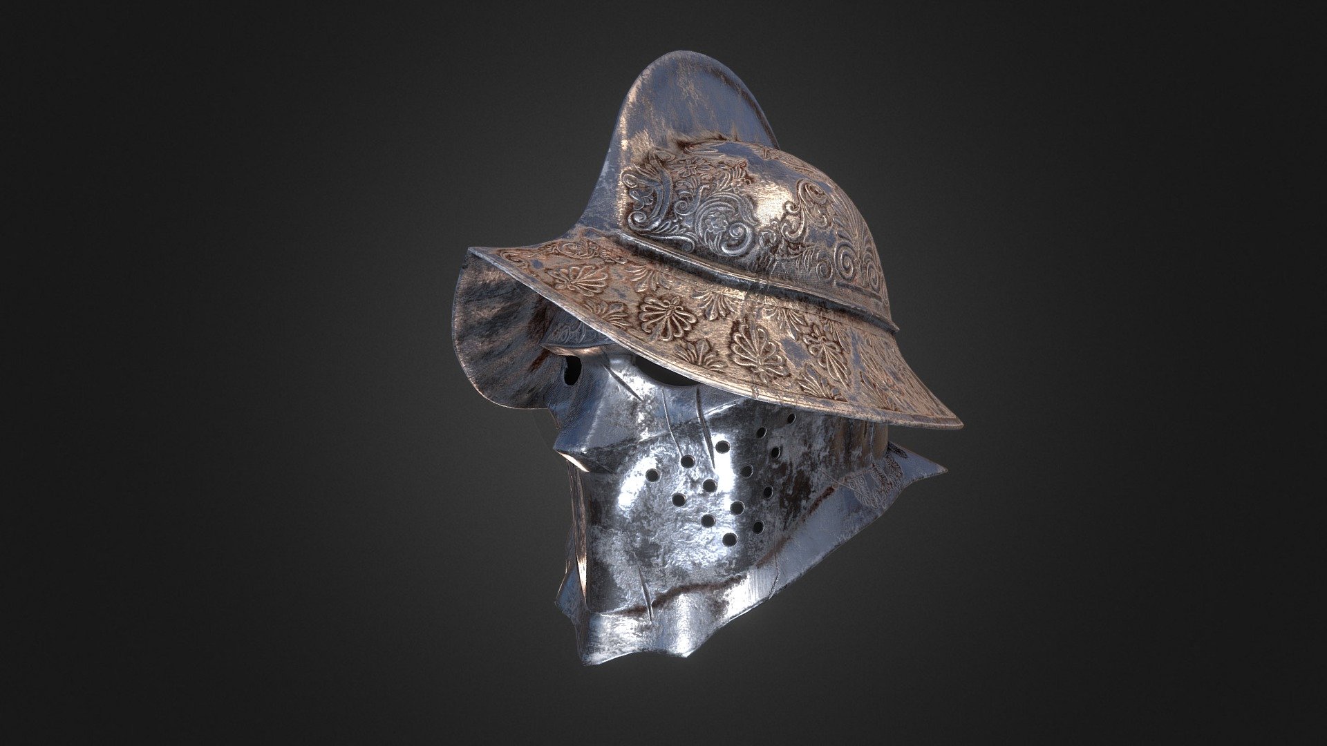 Conquistador Helmet - Download Free 3D model by Brice_VIARD [4672479 ...