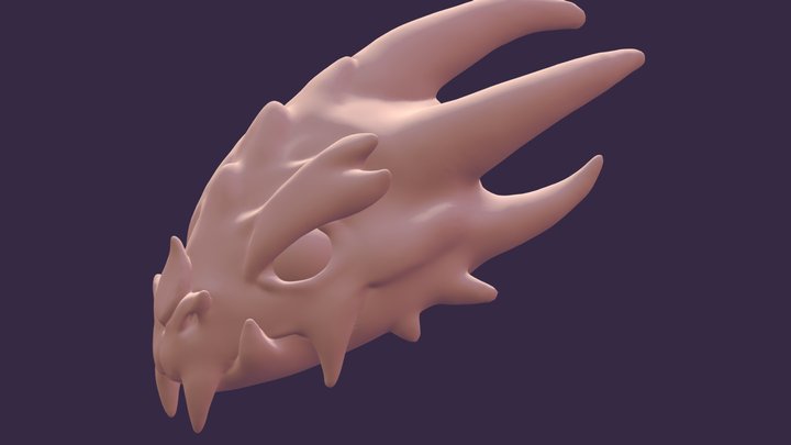 Nocturne Head (felmale) 3D Model