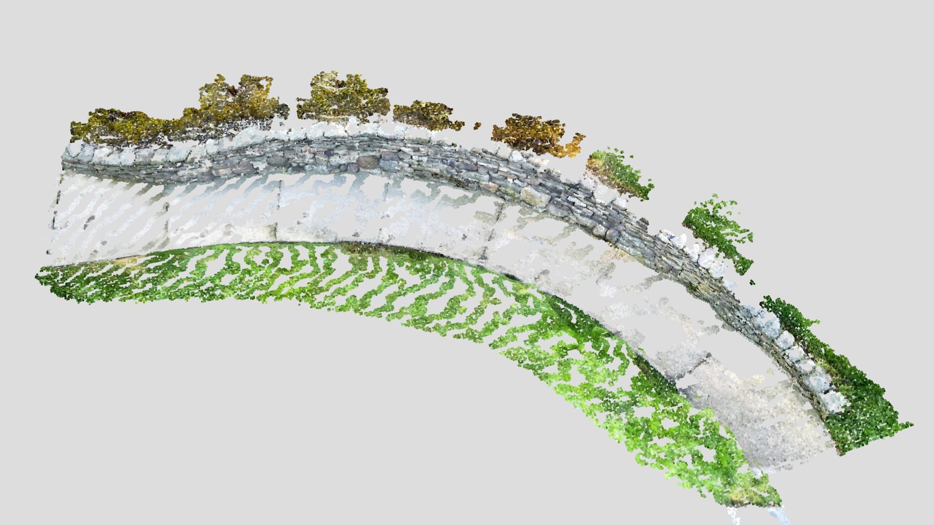 Sidewalk & stone wall (6): EveryPoint