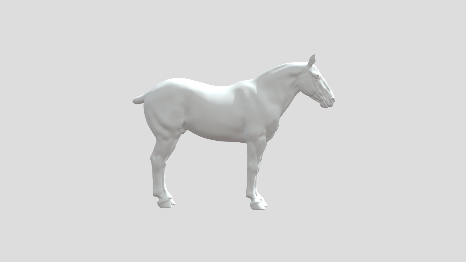 Basic Chunky Horse Square - Download Free 3D model by Maggie.Jenner ...