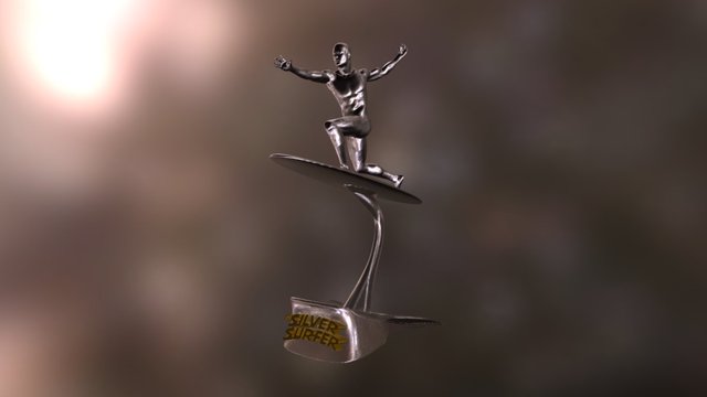 The Silver Surfer 3D Model