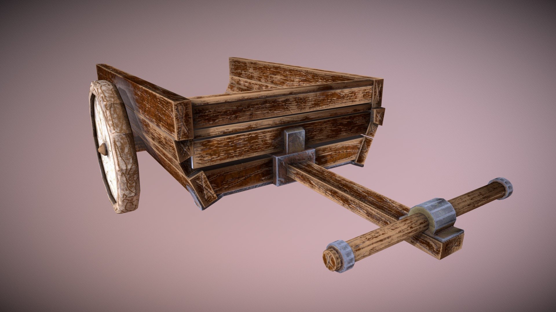 Wood Cart.