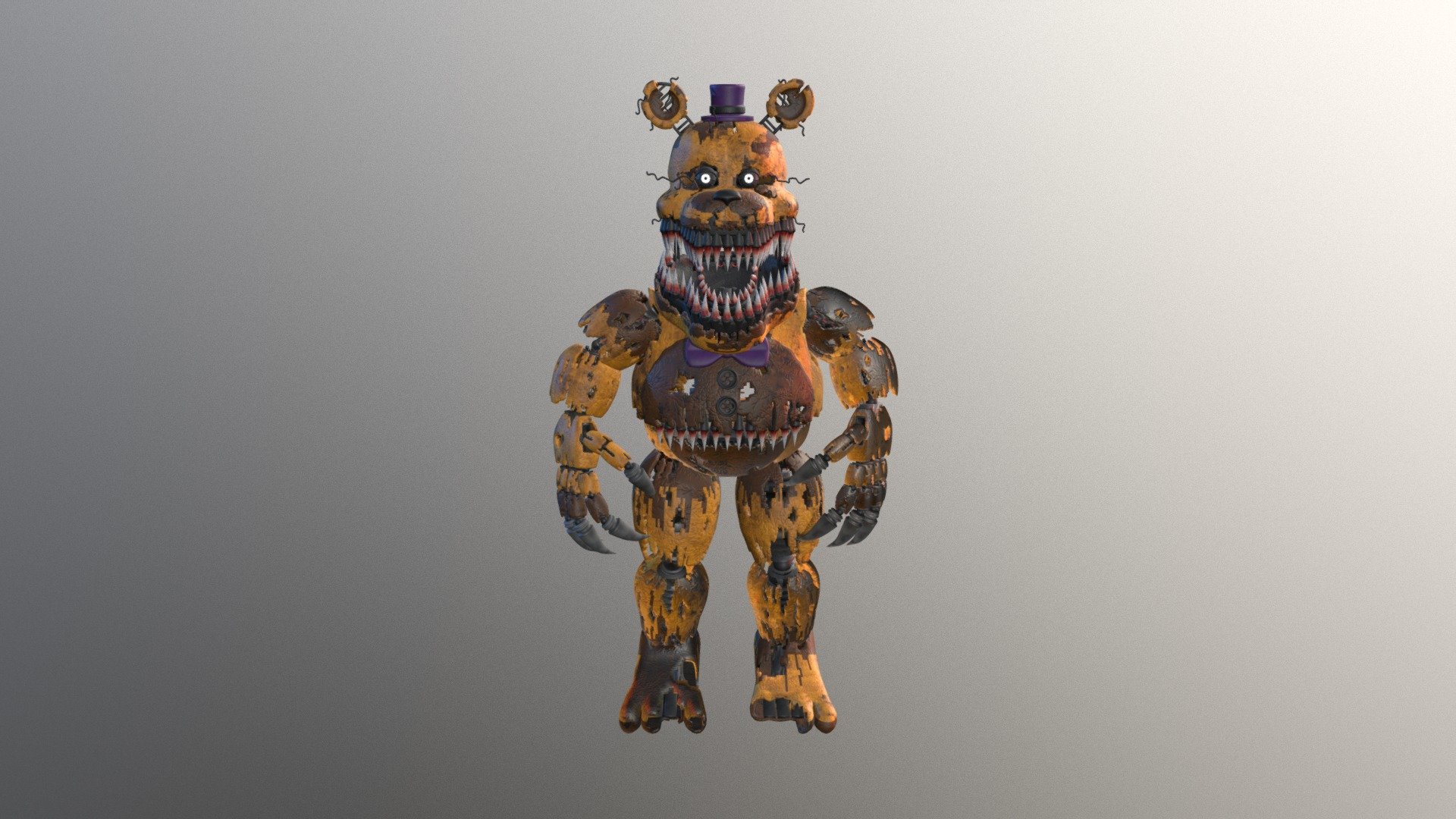 FNaF Speed Edit - Fixed Nightmare Fredbear! 