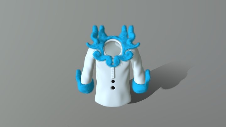 #3December-Winter Coat 3D Model