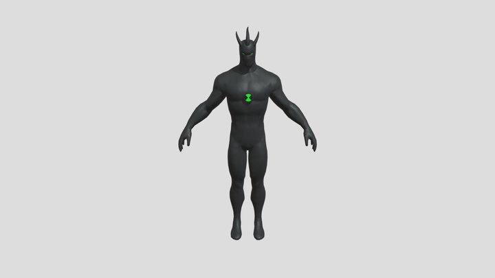 Ben 10 Alien X With Real Texture 3D Model