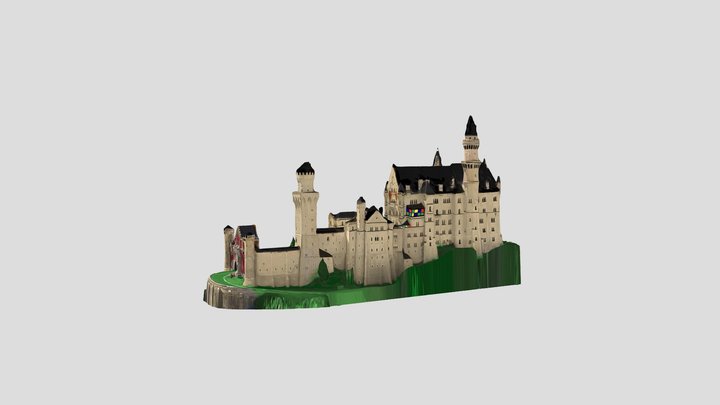 Château du Neuschwanstein. 3D Model