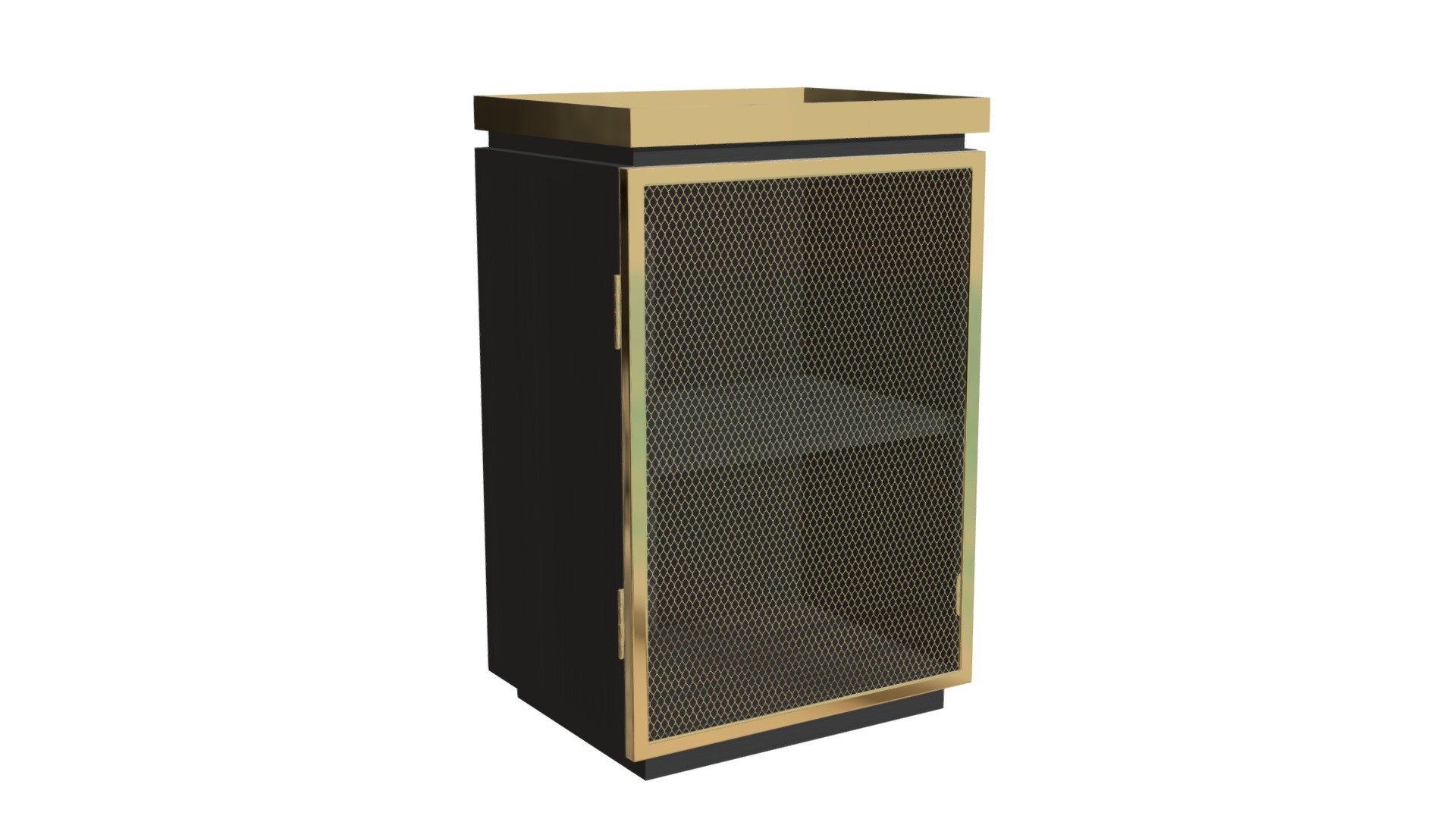 Nazzier Bar Gold & Black 109081 Buy Royalty Free 3D model
