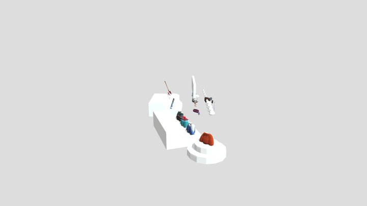 Gorilla Tag Winter FlashBack Cosmetics 3D Model