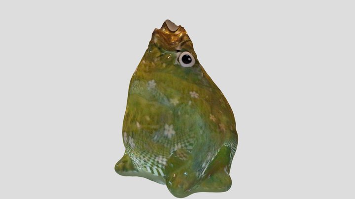 Froggy bank_Qlone 3D Model