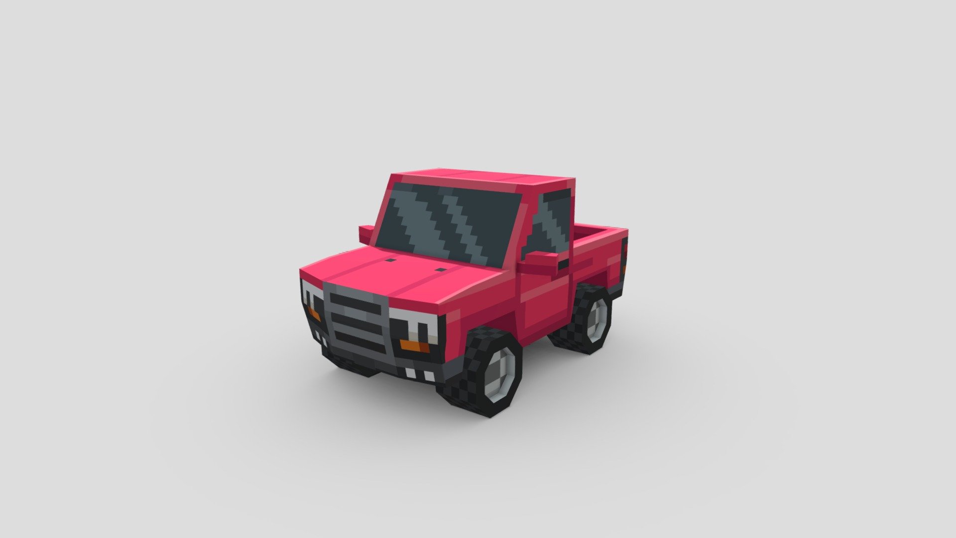 Low-Poly Truck — Sketchfab embed 3D viewer