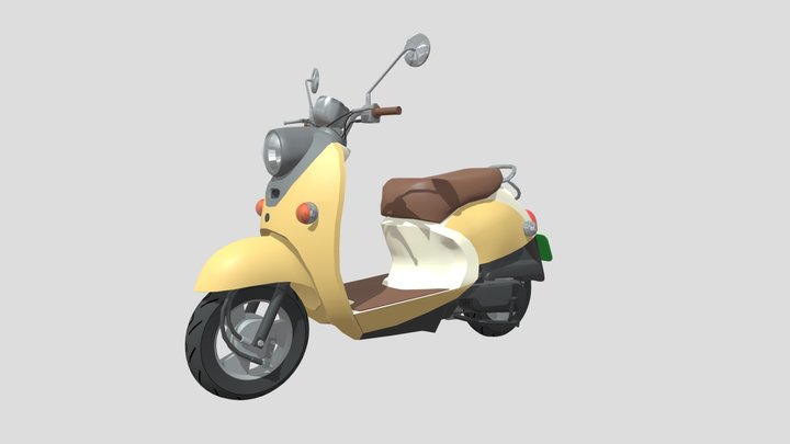 2004 Yamaha Vino 50 (XC50R/SA26J/5ST) 3D Model