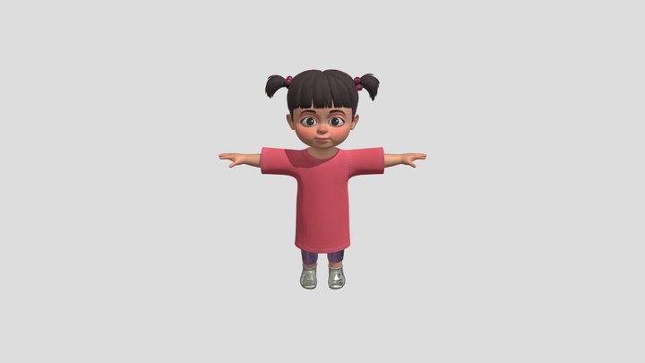 Boo Monsters Inc (KH3) 3D Model