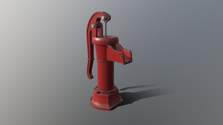 Pitcher Pump 3D Model