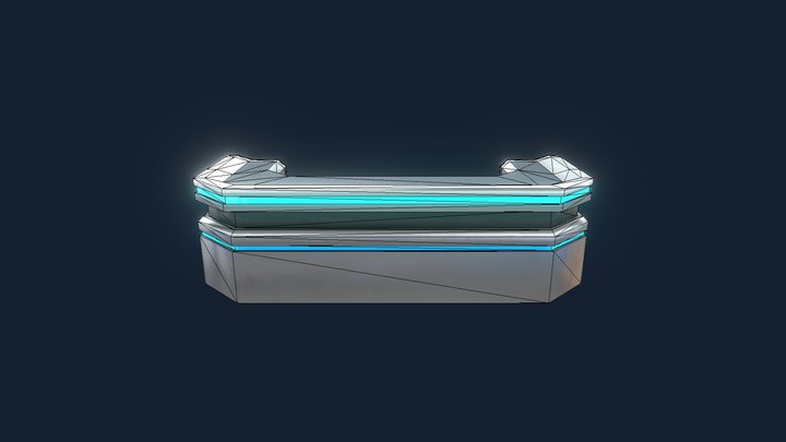 reception desk (twinstick shooter) 3D Model