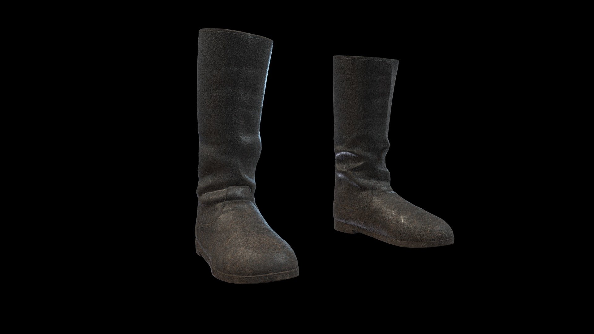 Kirza Soviet Military Boots - Buy Royalty Free 3D model by Windstride ...