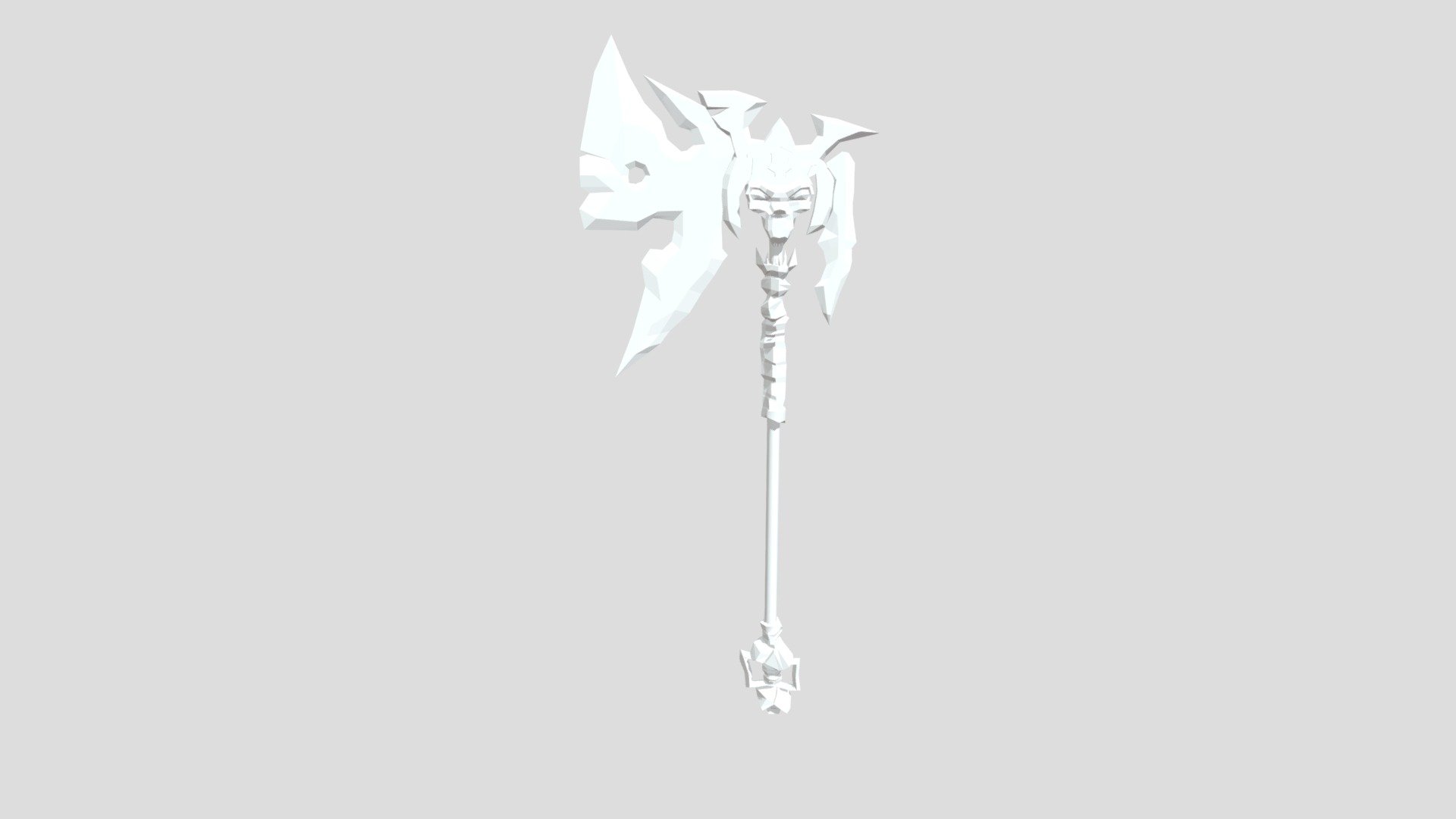 Orcish Axe - 3D model by 1796 [46794dc] - Sketchfab