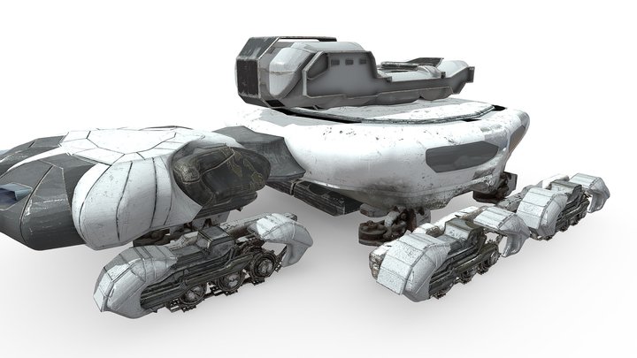Мобильный разведывательный штаб "Черепаха" 3D Model