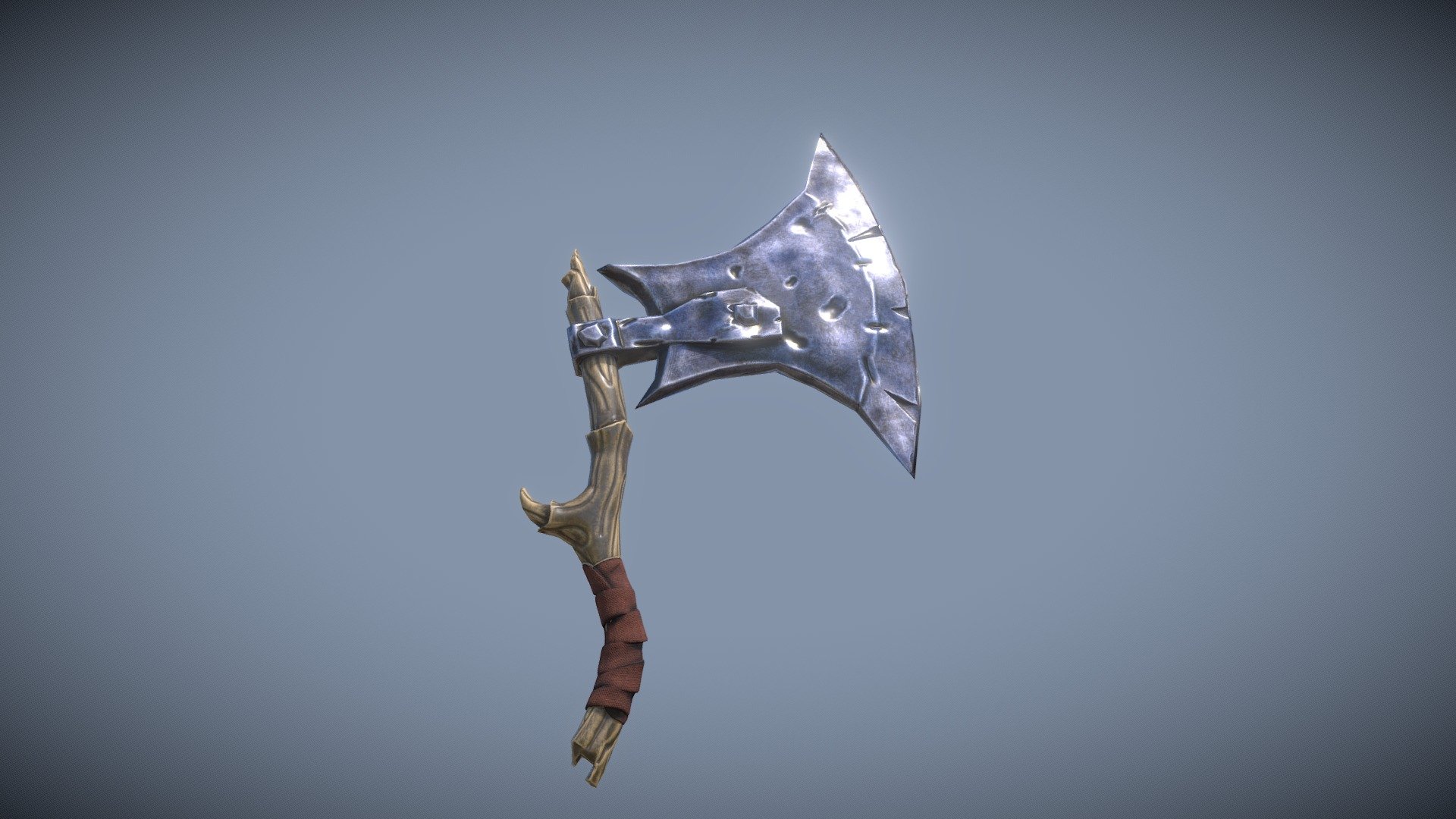 Hacha Toon Axe estilizada
