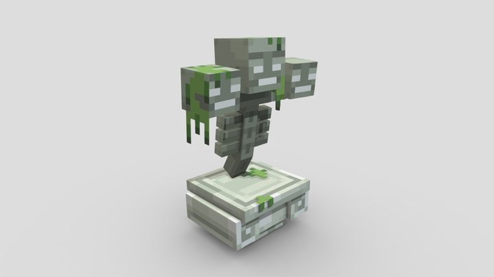 Wither statue 3D Model