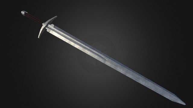 Great sword (PBR) 3D Model