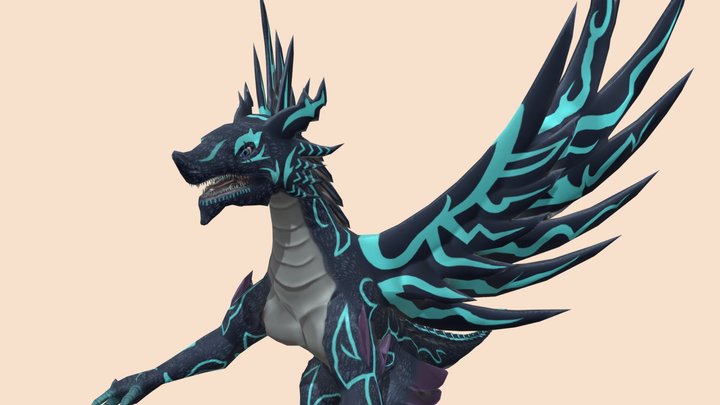 project 6: Lightning dragon 3D Model