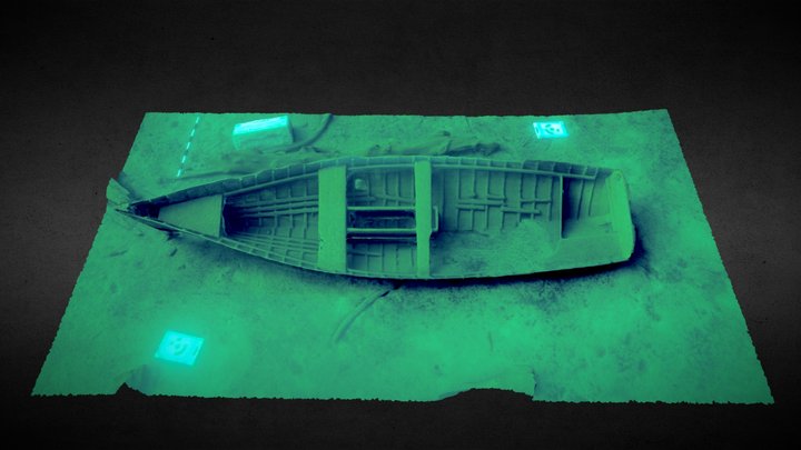 Emerald Bay Wooden Fishing Boat  2018 3D Model