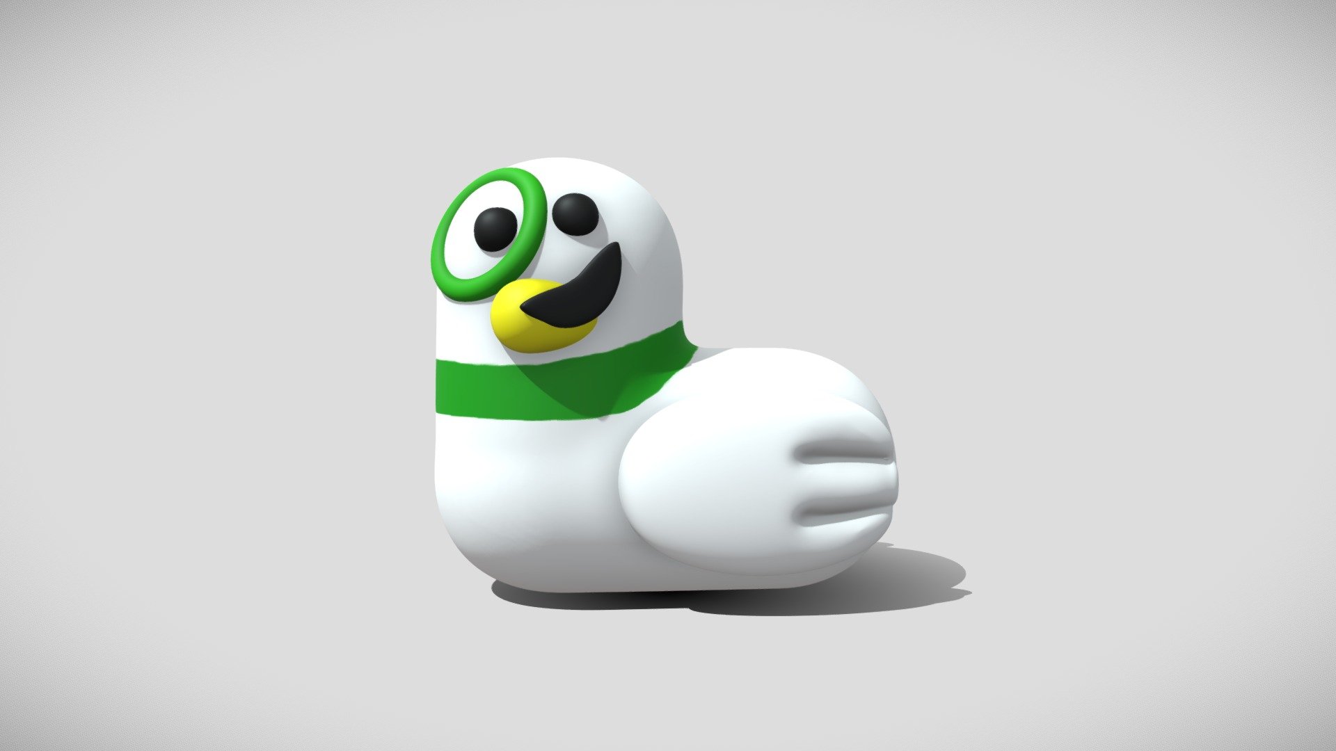Quacker the Duck Download Free 3D model by Logan_Brown [467fe50