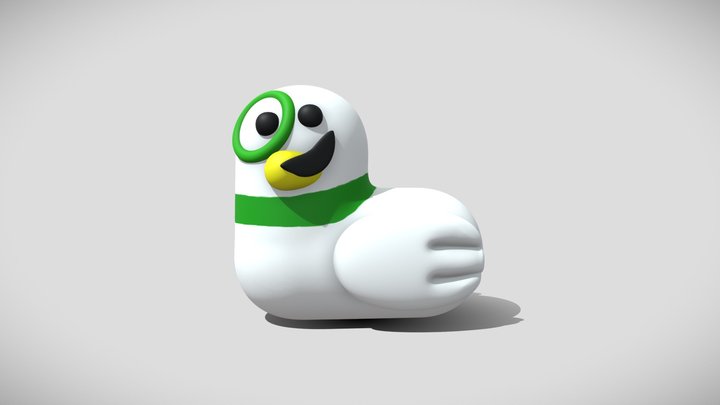 Quacker the Duck 3D Model