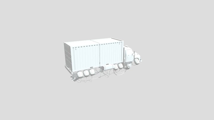 3D Cargo Truk 3D Model