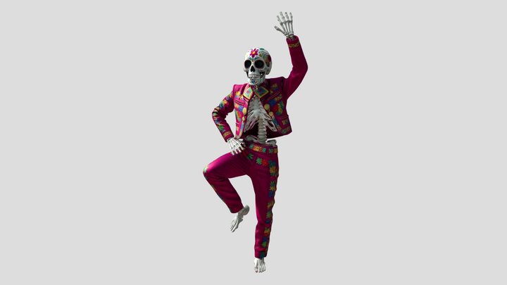 El Catrin 2 - Day of the Dead – Free 3D Model STL