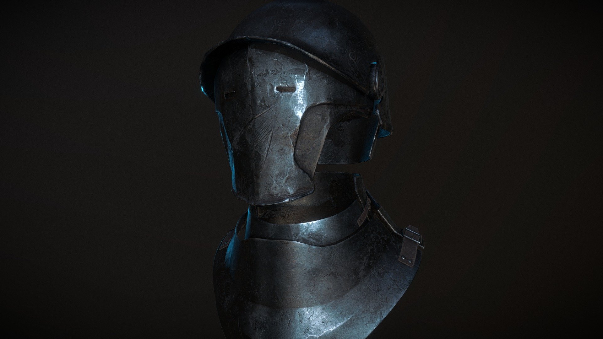 ww1 Monster Slayer Helmet - 3D model by Davy Ruhl (@DavyRuhl) [4680fbe ...