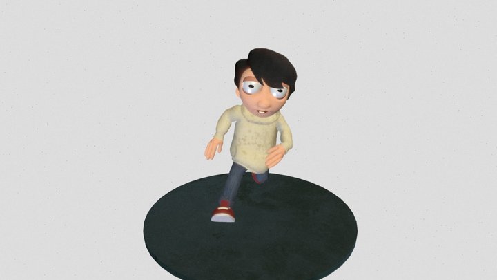 Steve Character Model 3D Model