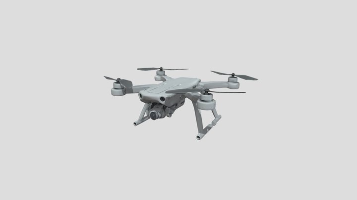 Quad-copter drone 3D Model