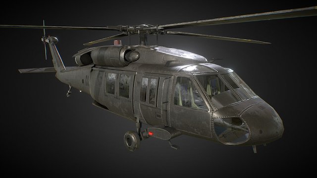 UH-60 Black Hawk 3D Model