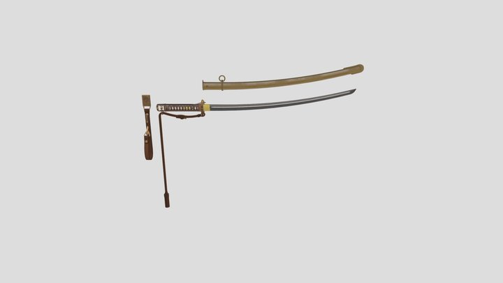 Sketchfab_Type95_Sword 3D Model
