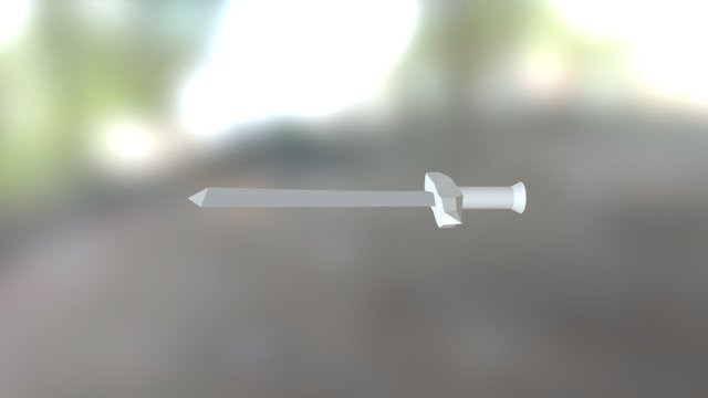 Simple Sword 3D Model