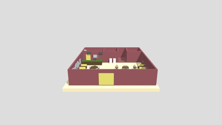 Hamburgueria 3D Model