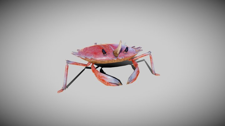 Tripod Uni-Crab 3D Model