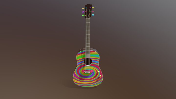 Guitar 3D Model
