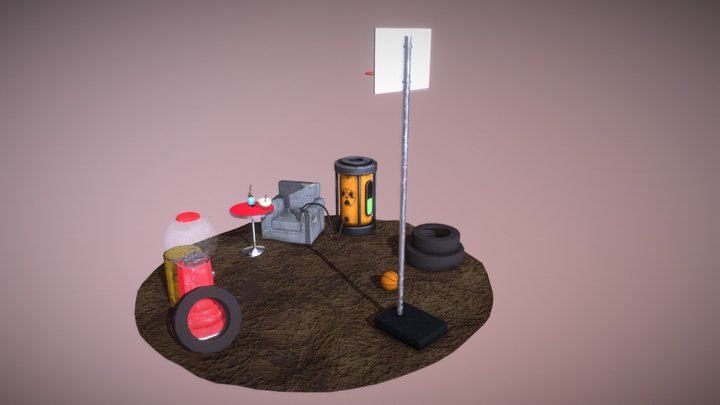 Junkyard 3D Model