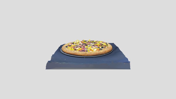 HungryHowies Greektown Pizza 3D Model