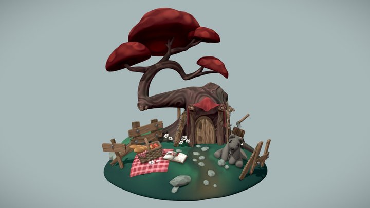 Red Riding Hood 3D Model