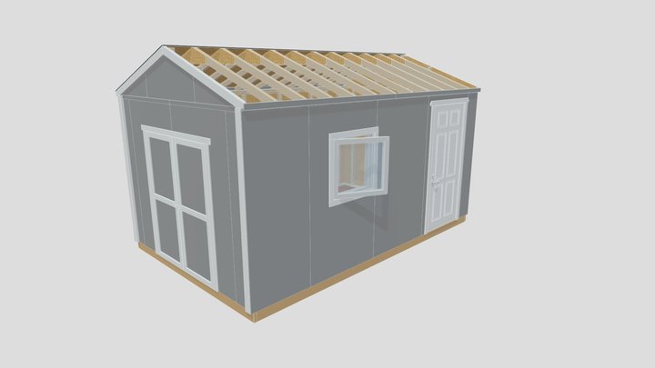 Gable Pro 10'x16' - qb40942 3D Model